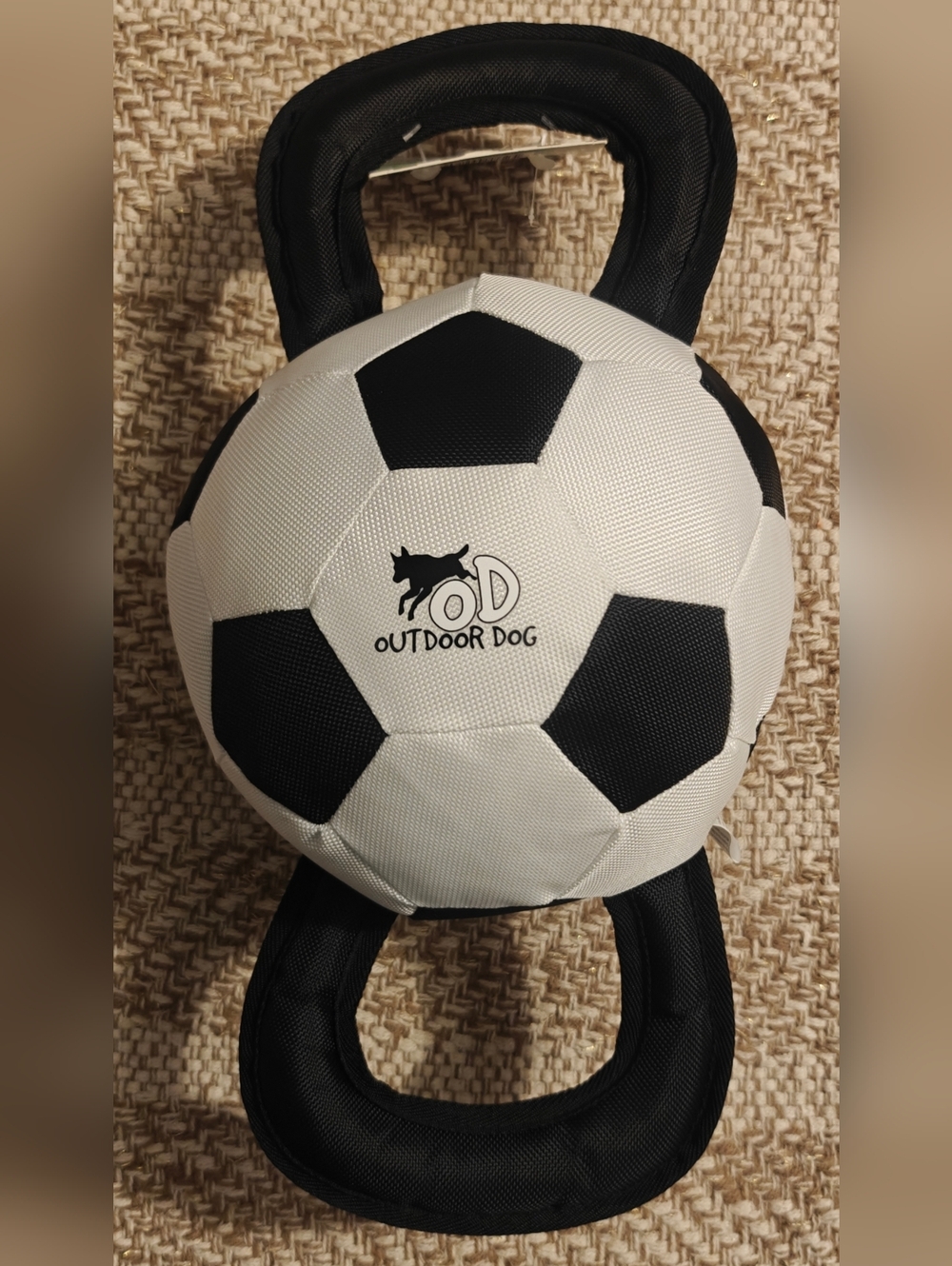 Ballistic Handle soccer Ball Dog Toy Large Outdoor Dog 8 In